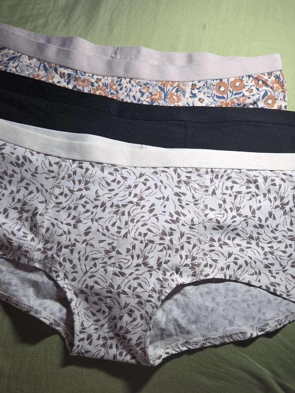 NWOT- Pact Organic- (3-Pack) Womens Boyshorts